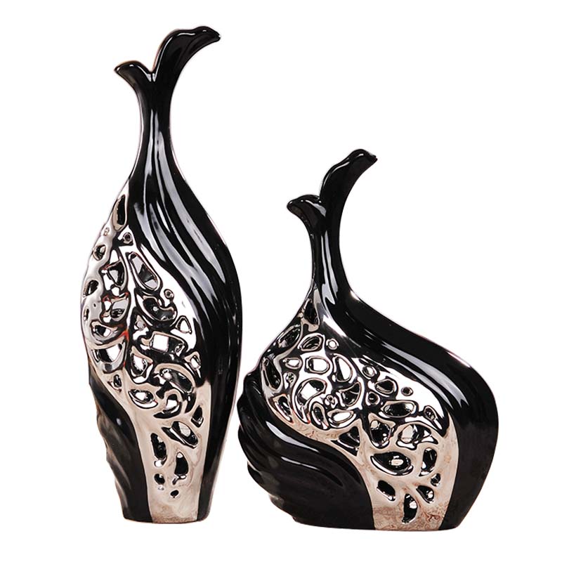 I and contracted home wine ark, adornment furnishing articles sitting room jingdezhen ceramics handicraft decoration of large vase