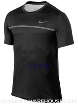 Nike Mens Fall Challenger Crew Mens Tennis Sports Short Sleeve Top