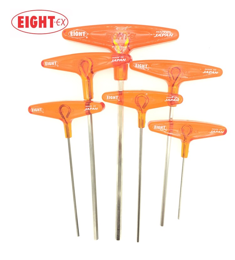 Imported Japanese Bailey EIGHT Allen wrench T-type 018 series 2 2 5 3 4 5 6 8mm