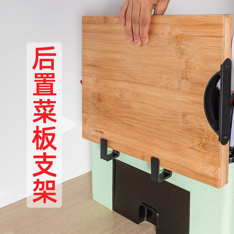 Kitchen shelf Floor seasoning box Knife holder Seasoning box Seasoning box set storage shelf Multi-function chopstick tube