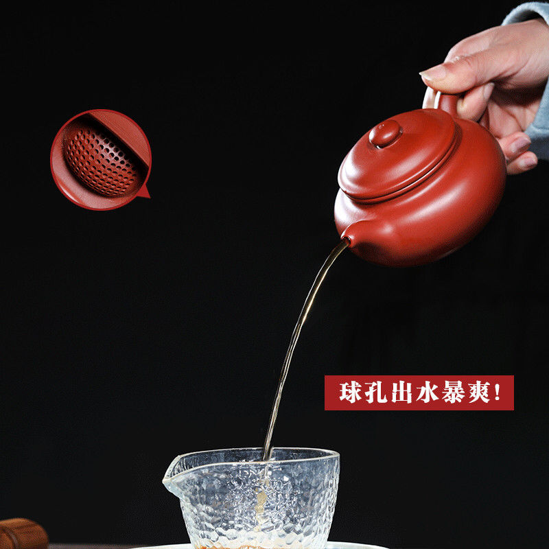 Yixing it lifetime fidelity 】 【 zhu mud manual high - capacity home outfit dahongpao archaize pot of the teapot