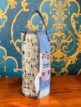 TY25 collection of Japanese kusuguru full-print cards classic portable hanging bags tissue covers fabric embroidery for home use