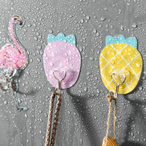 Adhesive hook strong paste adhesive wall Wall Wall Wall load-bearing suction cup kitchen hook no trace paste door rear hole-free hook