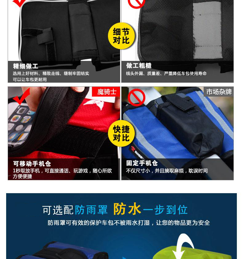 Sacoche pour vélo DEMONKNIGHTS - Ref 2211437 Image 26