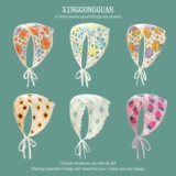 Трикотажный милый шарф ручной работы, платок, аксессуар для волос, французский стиль