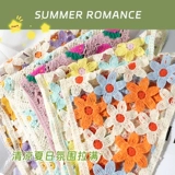 Трикотажный милый шарф ручной работы, платок, аксессуар для волос, французский стиль