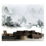 Sansui, китайский диван, настенные обои, генерирование электричества