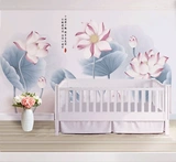 Новая китайская петля Living Room Телевизионная фоновая обои с обои большие россорные фильмы и телевизионные стены бесшовная украшение стены 3d ткань 3d