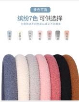 Steering Wheel Cover Winter Faux Lamb Fleece Universal Unisex Car Handle Cover Non-slip Warm Lamb Wool Round D Shape