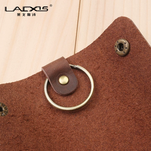 Мужская ключница, защитный чехол, маленький комплект, маленькая сумка-органайзер, из натуральной кожи, простой и элегантный дизайн