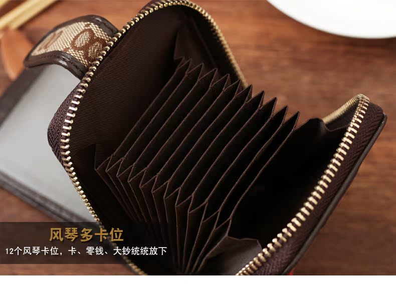 Công suất lớn đa chức năng nữ dây kéo thẻ cơ quan thẻ kinh doanh chủ thẻ nam giấy phép lái xe nhiều thẻ - Chủ thẻ ví đựng thẻ atm nam hà nội