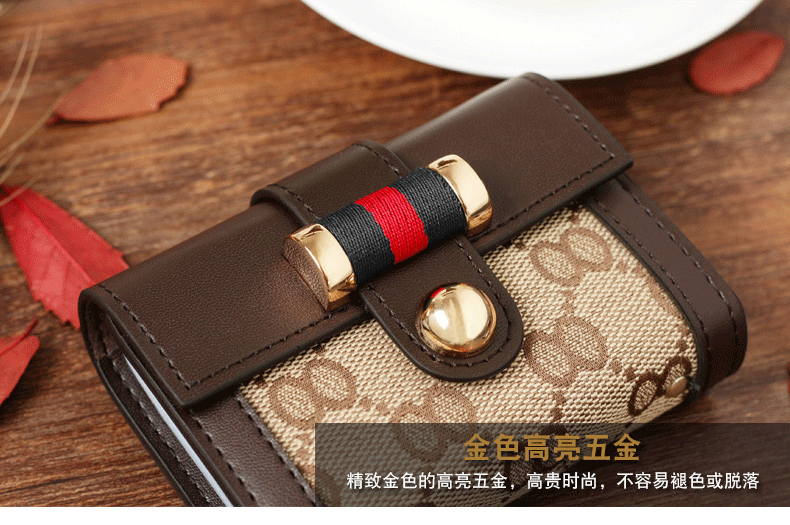 Gói thẻ chống trộm của phụ nữ vải nhỏ dung lượng lớn của nam Thẻ đa thẻ chống khử từ bộ thẻ giấy phép lái xe - Chủ thẻ ví dài nam