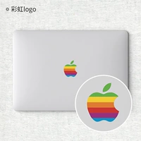 Радужная наклейка для Macbook12/новый металлический логотип Pro