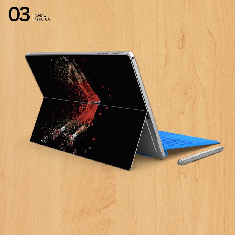 SkinAT Surface Pro 4 phim Máy tính bảng Microsoft bảo vệ phim quay lại viền phụ kiện sáng tạo