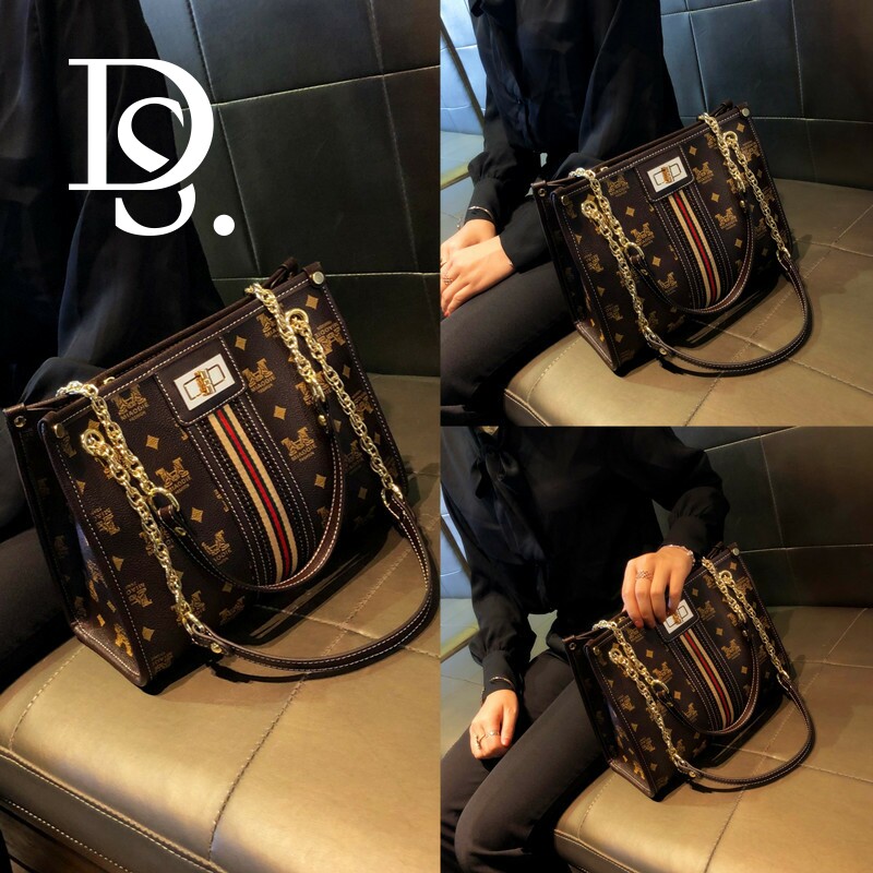 Dusa Fini light luxury brand leather bag women's 2022 new fashion hand-held large capacity one-shoulder cross-body bag