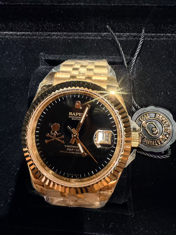 Ape Never Kill Ape Trendy Brand Mechanical Watch Waterproof Camouflage Bape Watch Mmj Skull Collaboration Ape Never Kill Ape Trendy Brand Mechanical Watch Waterproof Camouflage Bape Watch Mmj Skull Collaboration