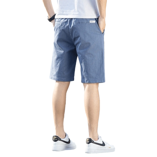 牛仔短裤男士2025新款夏季薄款冰丝五分裤男宽松凉感中裤休闲马裤