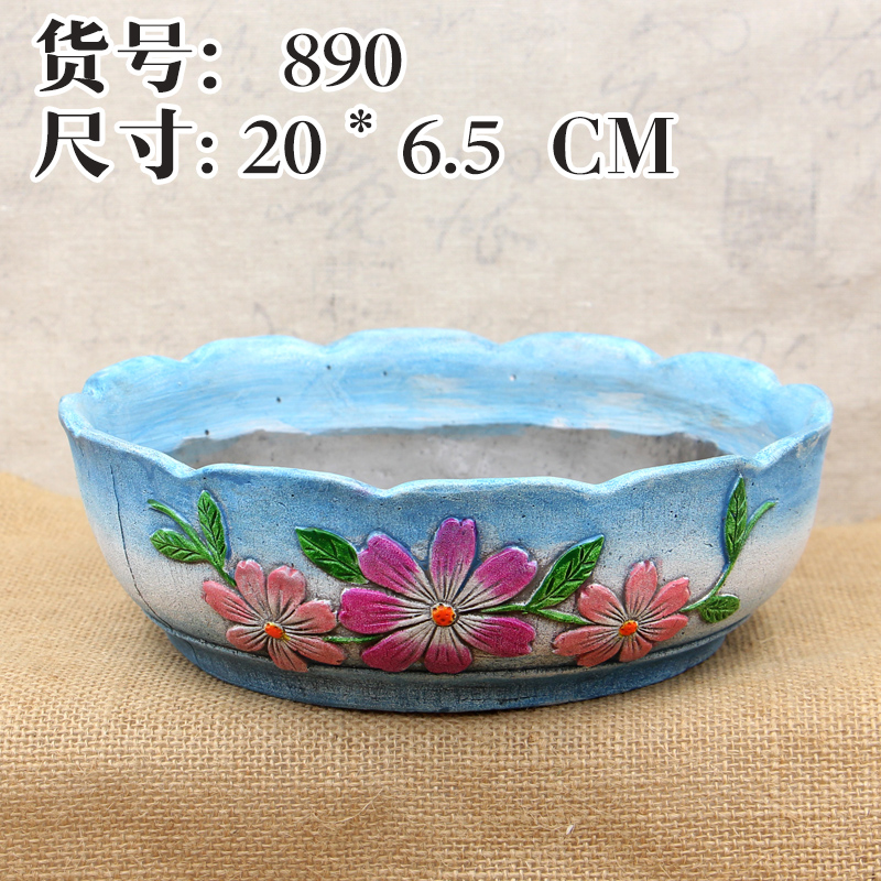 Thêm lớn đĩa thịt làm vườn vi- cảnh quan xi măng mới lọ hoa, vận chuyển bình hoa hoa đứng trực tiếp cá tính bình hoa hồng đẹp