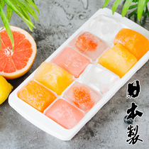 Japan ASVEL frozen ice cube mold ice box home ice cream ice box with lid large refrigerator compartment supplementary food box