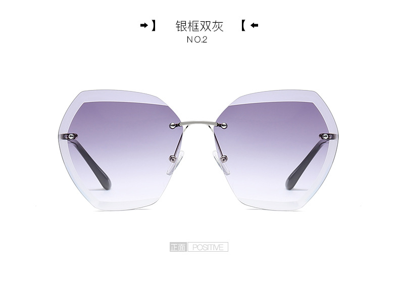 2018 new net red sunglasses nữ Hàn Quốc phiên bản của thủy triều retro Harajuku phong cách ins cận thị sunglasses vòng mặt 2017 đường đánh bại