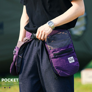 潮流户外多功能多口袋拉链腰包 ins小众运动时尚腰带围裙腰封定制