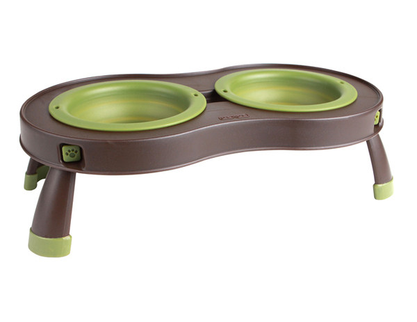 American DEXAS Double Eclipse Basin Rack Subfold Bowl Detachable Cat Bowl Feed Bowl