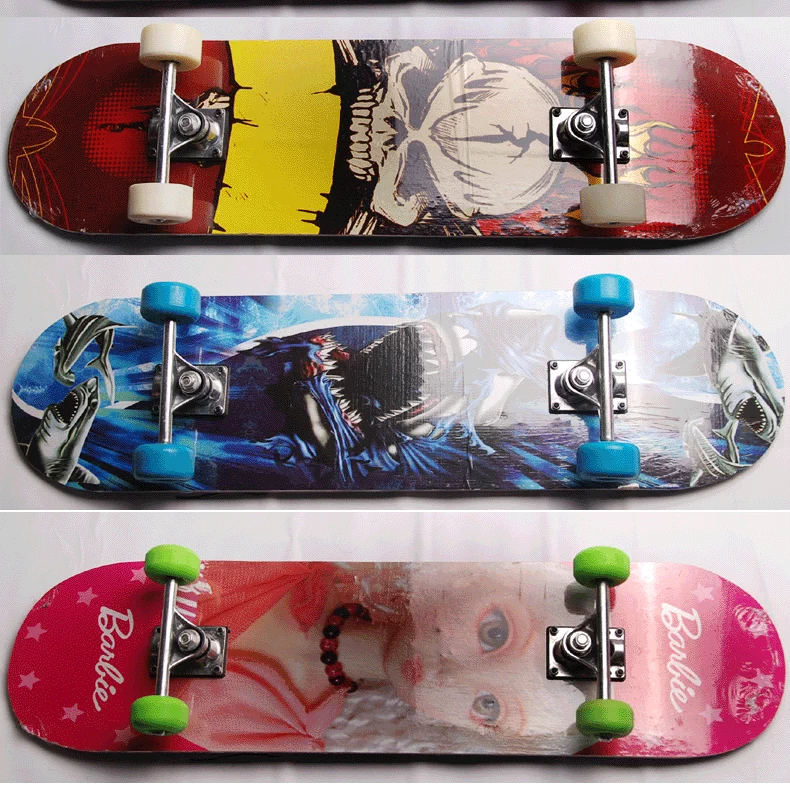 (Bốn bánh đôi-up skateboard) Canada Maple-bánh xe ván trượt dành cho người lớn thể thao mạo hiểm skateboard junior skateboard mũ bảo hiểm xe đạp thể thao