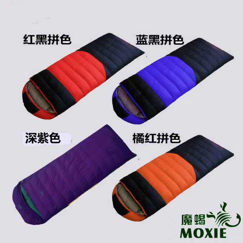 Chính hãng konjac ngụy trang xuống túi ngủ ngoài trời người lớn mùa đông dày ngỗng xuống cắm trại túi chống bẩn bẩn đơn túi ngủ mùa hè cho bé
