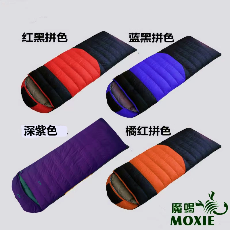 Chính hãng konjac ngụy trang xuống túi ngủ ngoài trời người lớn mùa đông dày ngỗng xuống cắm trại túi chống bẩn bẩn đơn