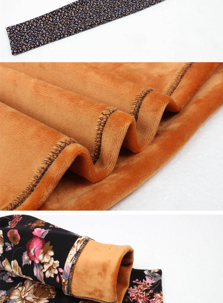 Bà già quần cotton mỏng trung niên quần ấm cộng với phân bón để tăng quần mùa thu cộng với quần nhung dày ấm cỡ lớn đầu đông quan giu nhiet