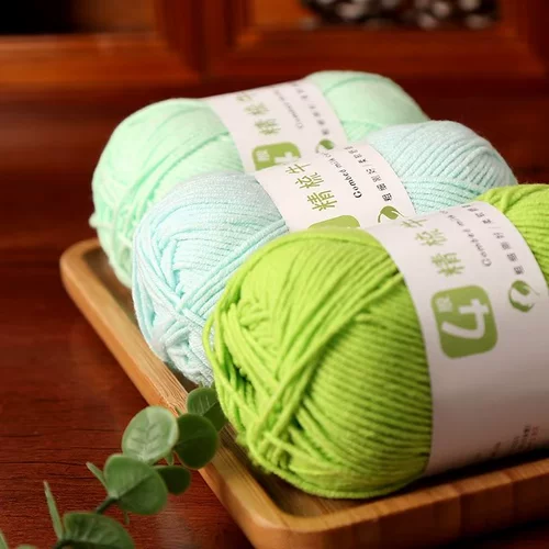 Клубок пряжи, плетеный крючок для вязания ручной работы, кукла, детский набор материалов, свитер, шарф, DIY