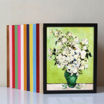 Wall-mounted photo frames cross stitch frame 50 * 75cm X60 90 70 80 40 30cm (1000 sheet pin tu kuang