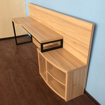 Express Hotel Hotel Hotel Apartment Writing Desk Room Steel Frame Conjoined TV Cabinet Computer Desk Luggage Cabinet