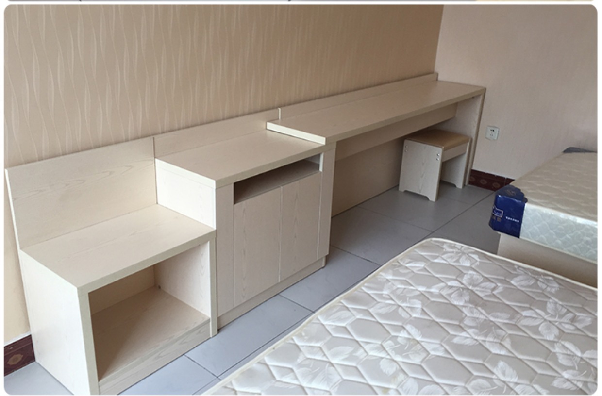 Custom Express Business Hotel Căn hộ chung cư Gói mềm Nội thất Trang phục đơn giản Trang điểm Dresser Square Stool