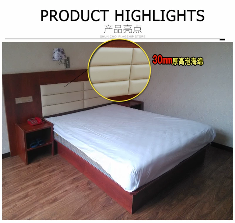 Phòng khách sạn Khách sạn khách sạn giường ngủ ký túc xá nội thất phòng đơn tiêu chuẩn 1,2 m giường hộp máy tính bàn giường khách sạn