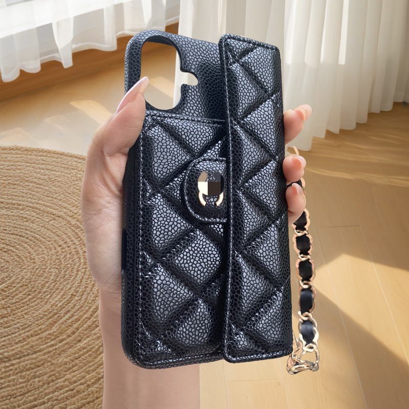 Chanel-Style Crossbody Chain iPhone 16 Pro Max Creative Backpack-Style Phone Case 17 Pro Apple 15/14 Leather Case Socialite Fashion Trend 13 Flip Cover with Card Holder 12 Bracelet Light Luxury Style Protective Case Chanel-Style Crossbody Chain iPhone 16 Pro Max Creative Backpack-Style Phone Case 17 Pro Apple 15/14 Leather Case Socialite Fashion Trend 13 Flip Cover with Card Holder 12 Bracelet Light Luxury Style Protective Case