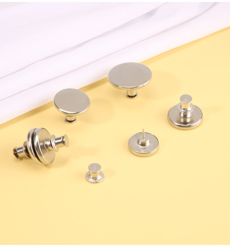 Аксессуары для штор 窗帘磁吸扣防漏光免缝强磁扣子免钉磁铁纽扣纱窗缝隙对吸扣闭合扣
