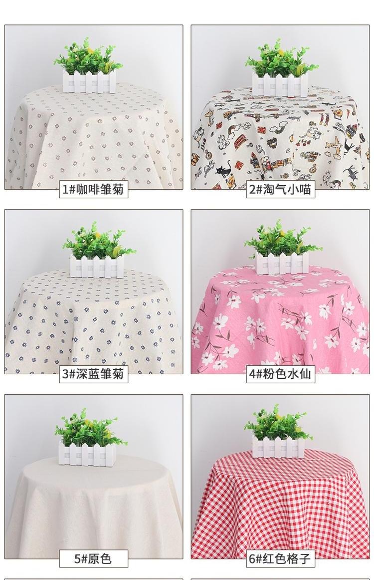 Chất liệu vải cotton kẻ ca rô mục vụ gió in vải màn khăn trải bàn handmade DIY chất liệu vải lanh vải lanh vải vải may quần tây nam