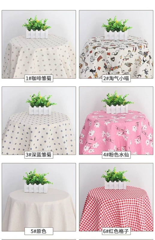 Chất liệu vải cotton kẻ ca rô mục vụ gió in vải màn khăn trải bàn handmade DIY chất liệu vải lanh vải lanh vải vải dạ mỏng