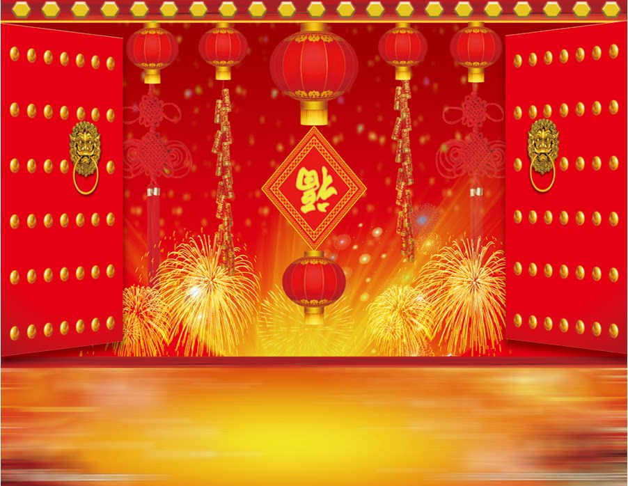 22 Anchor background cloth Kuaishou Douyin live broadcast room men and women live broadcast background wall 3D three-dimensional New Year's Day festive back