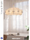 French Silk Lamp, Modern Living Room Chandelier, Italian Designer Wabi-Sabi Villa, Cream Style Bedroom Lighting Fixtures