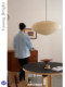 Nordic Akari Isamu Noguchi Lamps 21A Vintage Wabi-Sabi Style Japanese Chandelier Living Room Bedroom Dining Room Study Paper Lamp