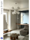 Qingxi Lighting Atomium Restaurant Chandelier, Mid-Century Modern Minimalist Designer Molecular Living Room Bedroom Study Lamp