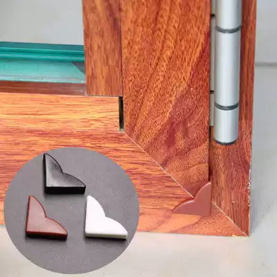 Broken Bridge aluminum system doors and windows anti-collision corner protection aluminum alloy inner open flat window anti-bump nylon protective corner rubber sleeve