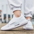 Li Ning giày thông thường Giày nam 2019 mới sao chổi một mảnh dệt Velcro xu hướng giày mỏng phần giày chạy bộ - Dép / giày thường giày thể thao nam sneaker Dép / giày thường