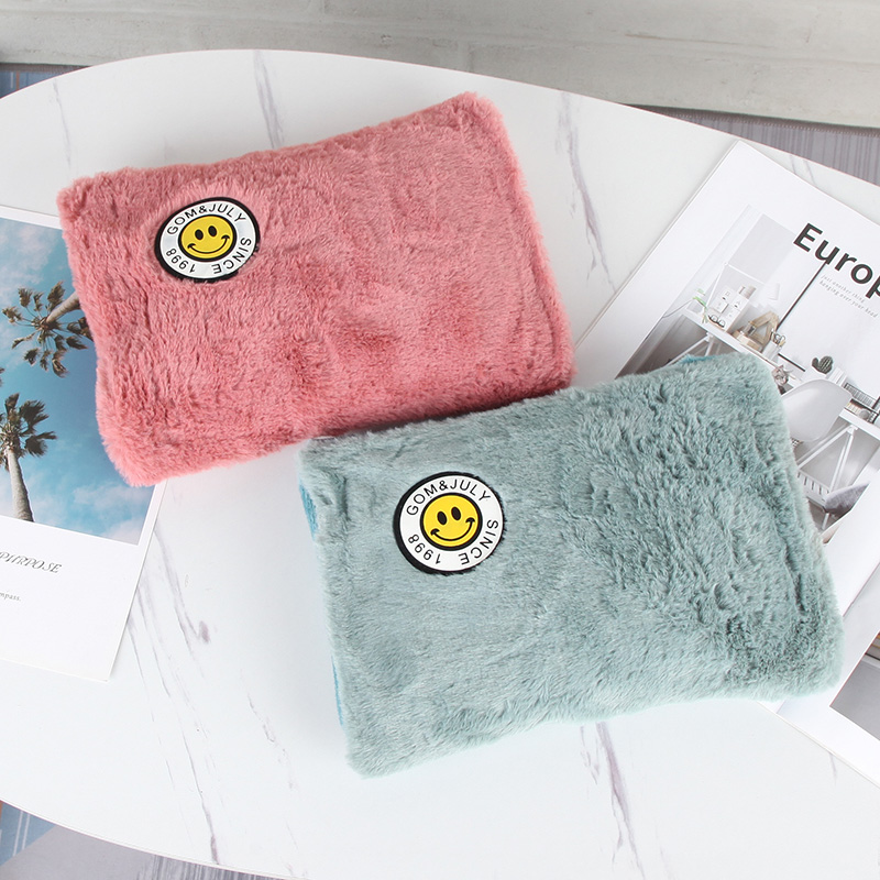 Hot Water Bag Charged Explosion Proof Warm Water Bag Warm Baby Compress Belly Cute Cartoon Plush Water Injection Warm Hand Bao Electric Warm Bag Woman