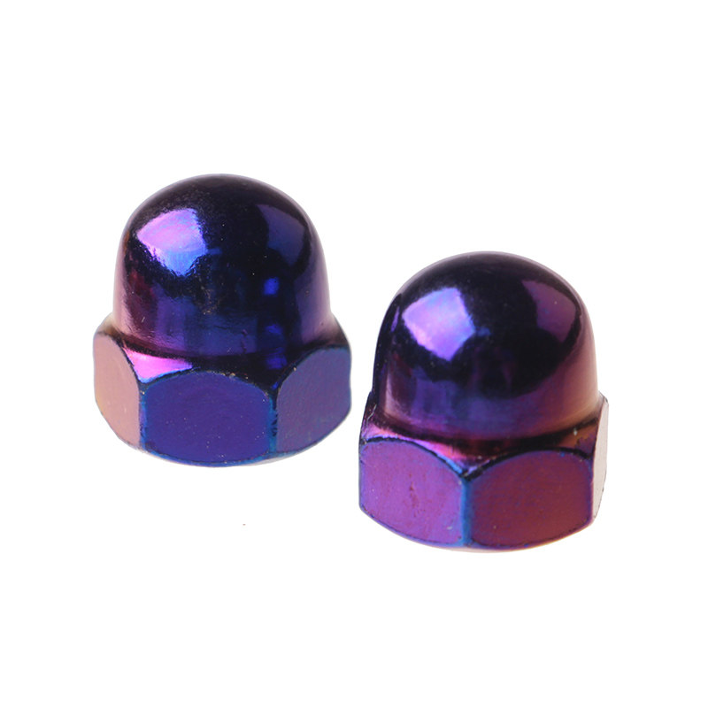 Electric car calf U series of shock avoidance nut round head of hexagonal titanium M10