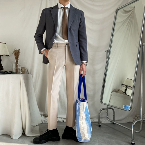 Осенняя рубашка, цветной универсальный пиджак классического кроя для отдыха в английском стиле, высокий воротник