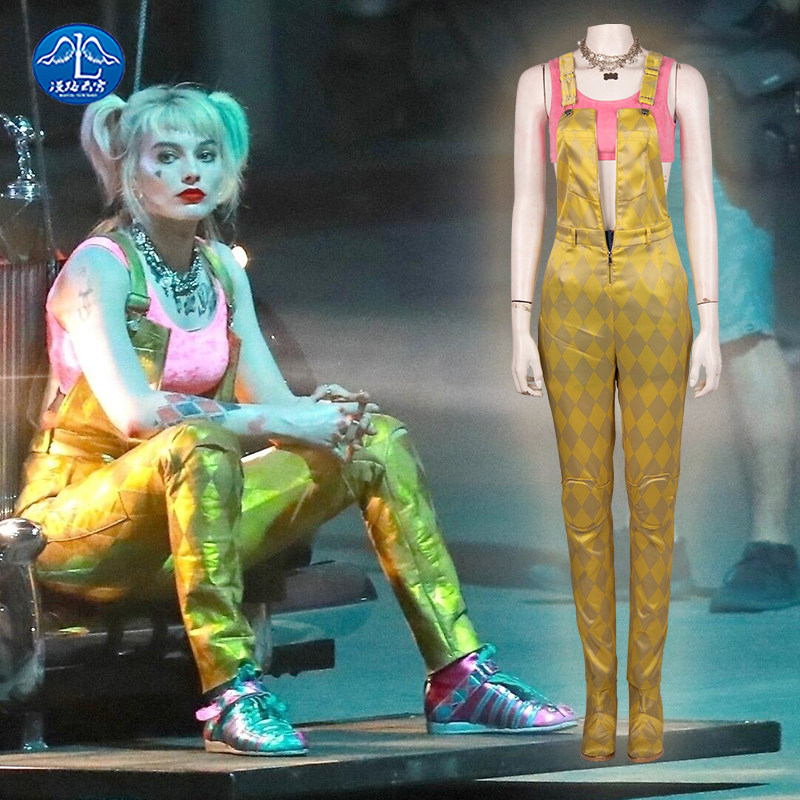 Play in Full Screen The Manger Clouds' DC Comes Birds Squad Hale Quinn COS Clothing Full Clown Lady Cosplay Clothes