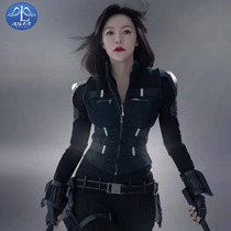 Spot-Manyoli Avengers 3 Black Widow COS clothing jumpsuit movie COSPLAY dress women